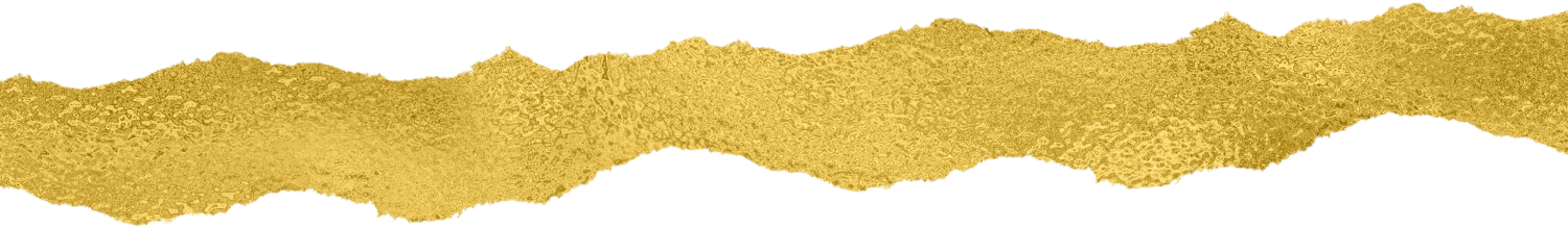 Gold Metallic Ripped Paper Border 